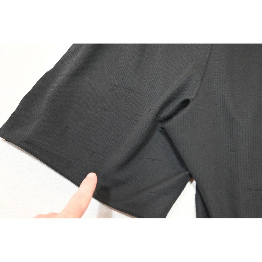 Adidas Soccer Shorts Mens Large Black White Climalite Athletic Training